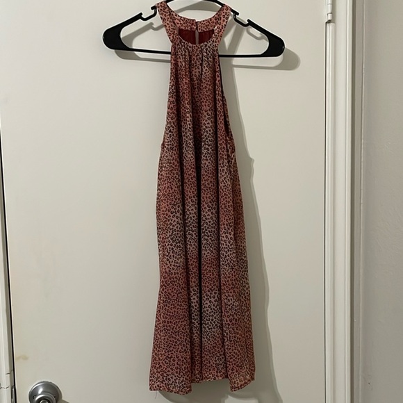 Pearle 88 Leopard Print Halter Dress Size XS - Picture 1 of 6